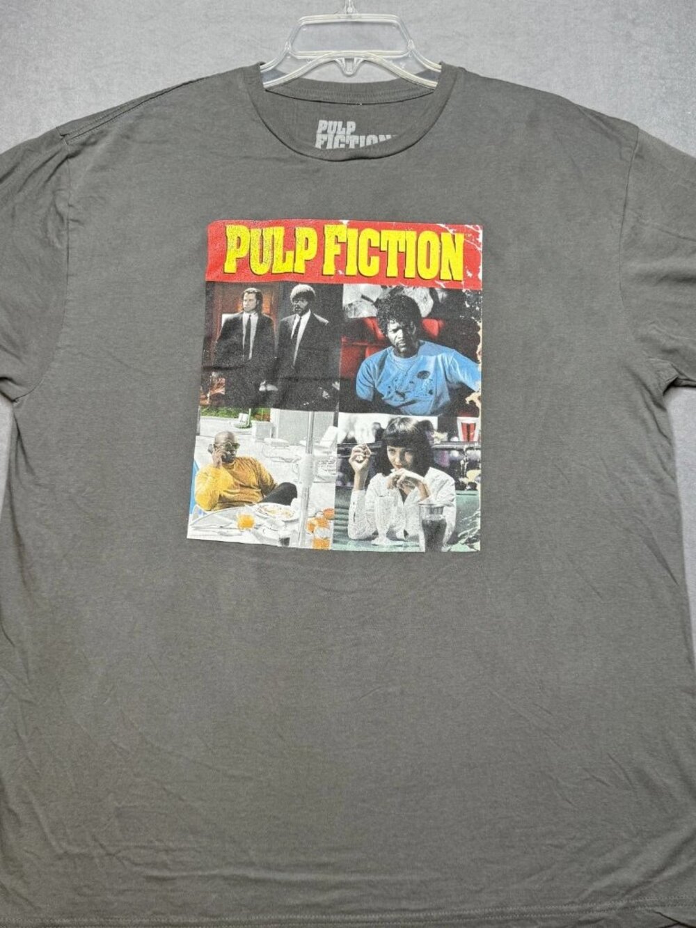 Pulp Fiction Promotional Movie Grey T-Shirt Reproduction Size XL